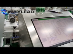 خط التعبئة التلقائية مع رفض الهواء المنفخة الاختيارية ونظام التحكم PLC