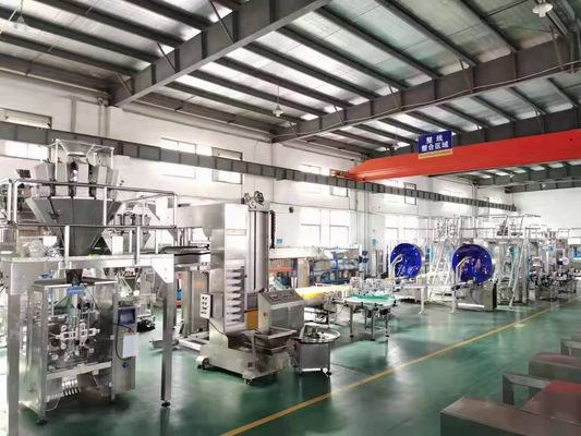 SUS304 آلة تعبئة كيس من البنانات والشرائح المعدة مسبقاً آلة تعبئة كيس لمصانع معالجة الوجبات الخفيفة